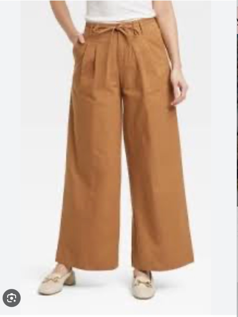 A New Day High-Rise Wide Leg Chino Pants Size 14 NWT
